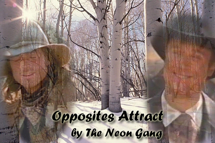 Opposites Attract, by The Neon Gang. Graphic by Shiloh